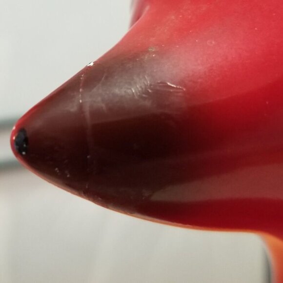 MCM Ceramic Red Siamese Cat Long Neck Kitty Figurine - Approx 13" tall - Picture 8 of 9